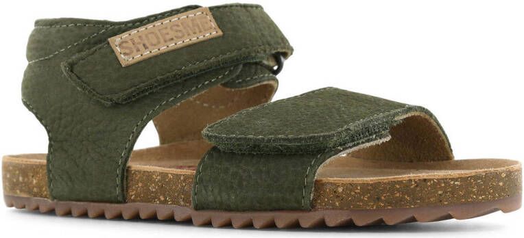 Shoesme suède sandalen groen Jongens Suede Effen 24