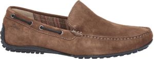 Sioux Callimo suède mocassins bruin