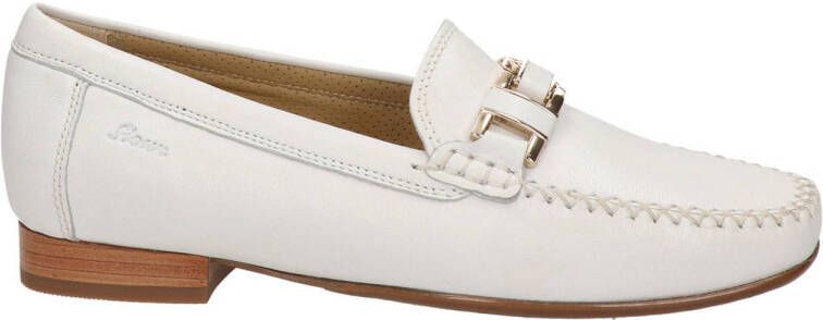 Sioux Cambria leren loafers wit