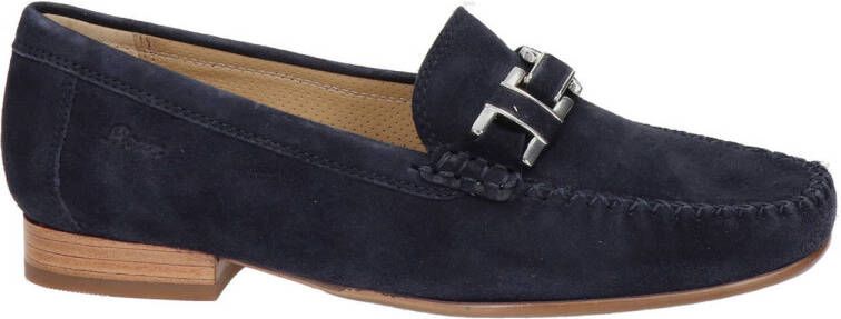 Sioux Cambria suède loafers donkerblauw