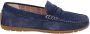Sioux Carmona Velour dames instapschoen Blauw - Thumbnail 1