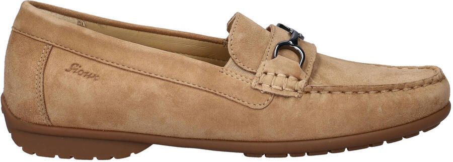 Sioux Cortizia suède mocassins camel