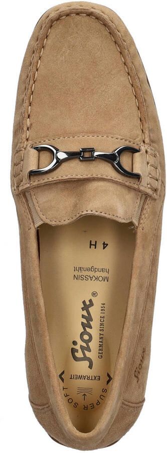 Sioux Cortizia suède mocassins camel - Foto 3