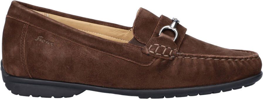 Sioux Cortizia suède mocassins met siergesp