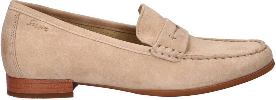 Sioux suède loafers beige
