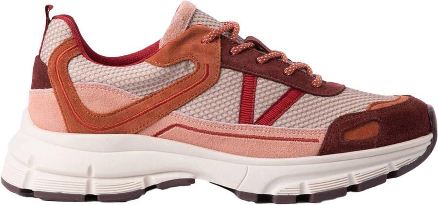 Sissy-Boy suède sneakers oranje rood roze