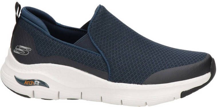 Skechers Arch Fit Banlin sneakers donkerblauw - Schoenen.nl