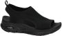 Skechers Arch Fit–City Catch 119236 BBK Vrouwen Zwart Sandalen - Thumbnail 1