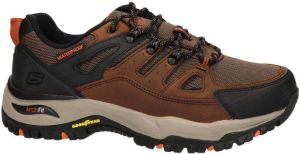 Skechers Arch Fit Dawson nubuck wandelschoenen cognac