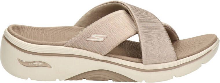Skechers Arch Fit Go Walk slippers taupe