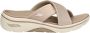 Skechers Arch Fit Go Walk slippers taupe - Thumbnail 1