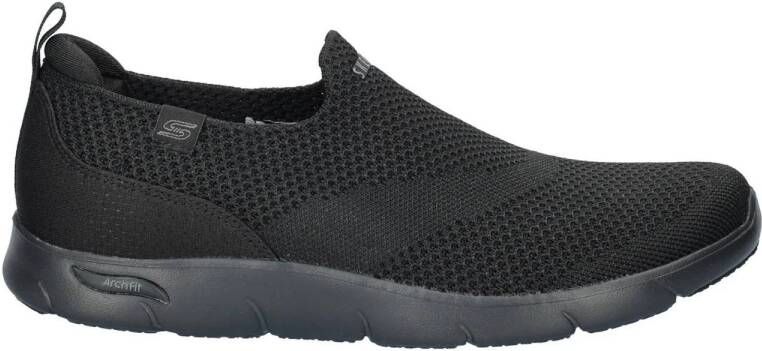Skechers Arch Fit Refine slip-on sneakers zwart