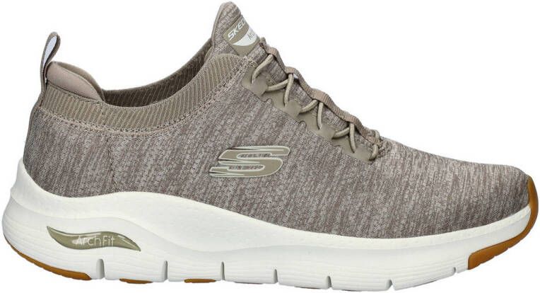 Skechers Arch Fit Waveport slip-on sneakers taupe