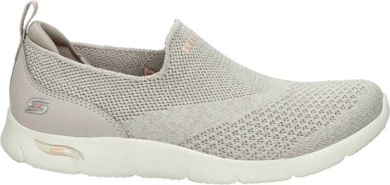 Skechers ArchFit Refine slip-on sneakers beige