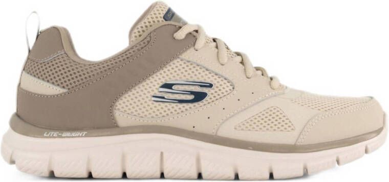 Skechers Track Syntac 232398 TPE Mannen Beige Sneakers Sportschoenen