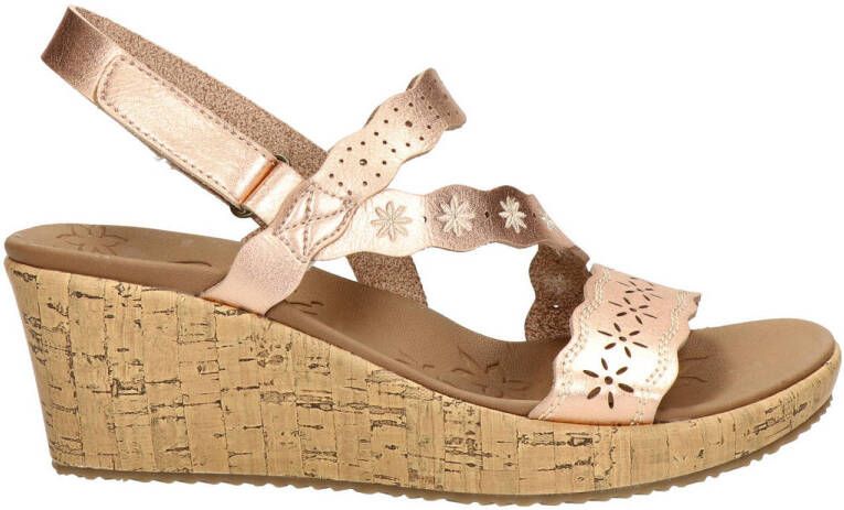 Skechers Beverlee sleehakken rosé