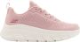Skechers Stijlvolle Flex Hi Sneakers voor Vrouwen Pink Dames - Thumbnail 1