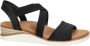 Skechers Bobs Beach Kiss ArchFit sandalen zwart - Thumbnail 1