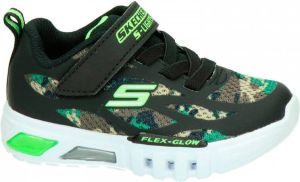 Skechers Camo Rondler sneakers met lichtjes groen