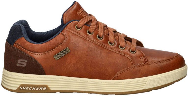 Skechers Cavell Sparkman 210944-LUG Mannen Bruin Sneakers Sportschoenen