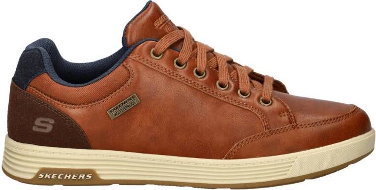 Skechers Cavell Sparkman 210944-LUG Mannen Bruin Sneakers Sportschoenen