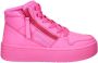 Skechers Court High sneakers roze Meisjes Imitatieleer Effen 36 - Thumbnail 1