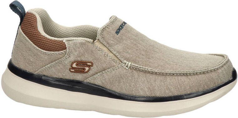 Skechers Delson 2.0 instappers beige