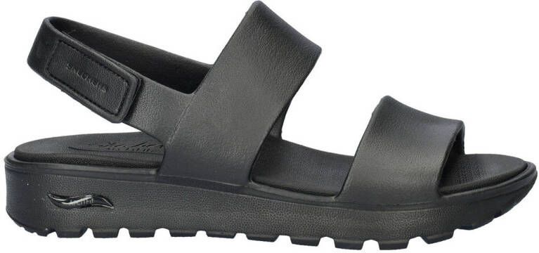 Skechers Sleehaksandaaltjes ARCH FIT FOOTSTEPS-DAY DREAM zomerschoen sandaal sleehak met praktische klittenbandsluiting