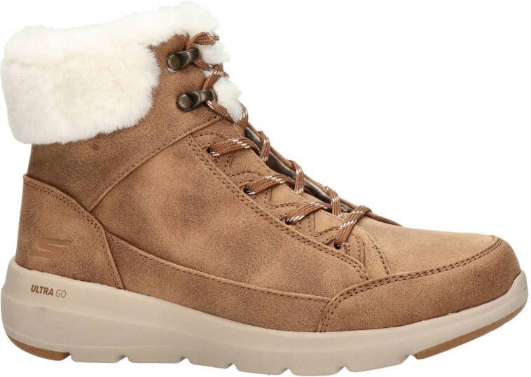 Skechers Glacial Ultra gevoerdesneakers cognac