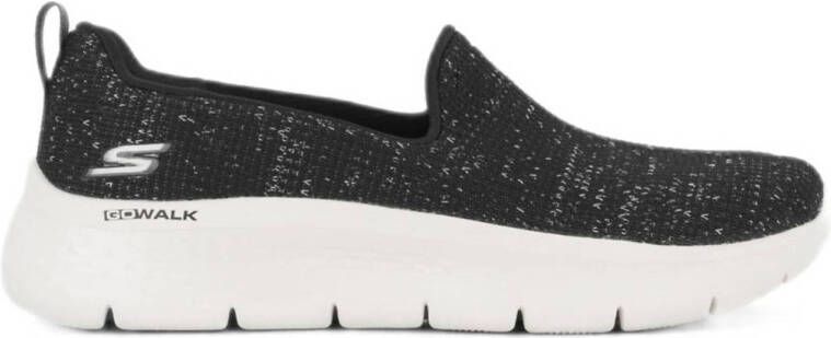 Skechers Go walk flex- flashing stars slip-on zwart