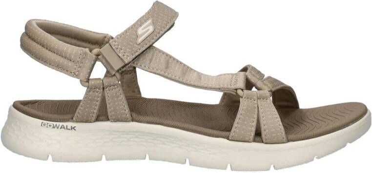 Skechers Sandalen GO WALK FLEX SANDAL-SUBLIME-X zomerschoen sandaal klittenbandschoen met goga mat voetbed
