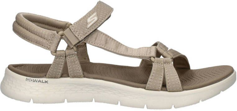 Skechers Sandalen GO WALK FLEX SANDAL-SUBLIME-X zomerschoen sandaal klittenbandschoen met goga mat voetbed