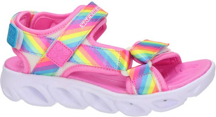 Skechers Hypno-Splash sandalen met lichtjes roze multi