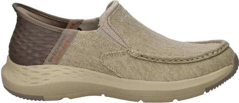 Skechers instappers taupe