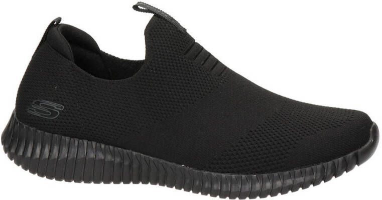 Skechers Elite Flex Wasik Heren Instappers Zwart