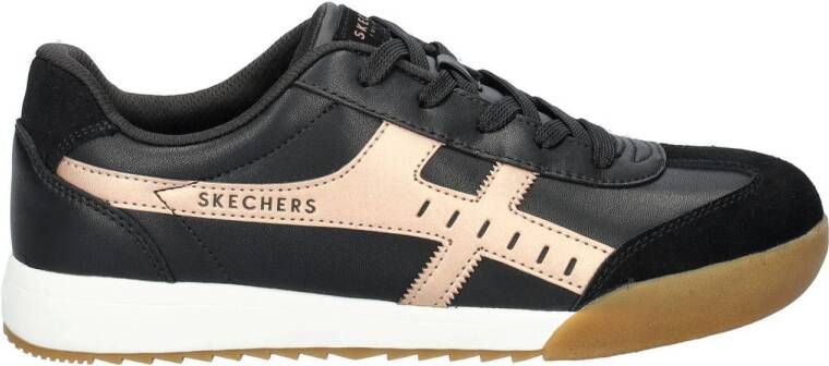 Skechers leren sneakers zwart