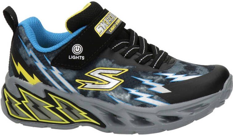 Skechers Light Storm 2.0 sneakers met lichtjes zwart multi