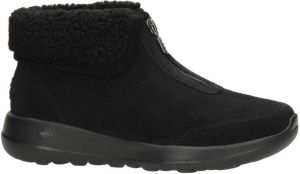Skechers On-The-Go Joy gevoerde suède enkelboots zwart