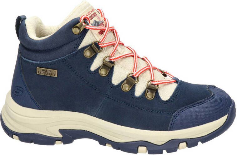 Mortal onbetaald Discreet Skechers Outdoor suède wandelschoenen blauw - Schoenen.nl