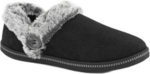 Skechers Cozy Campfire gevoerde dames pantoffels Zwart Extra comfort Memory Foam
