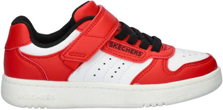 Skechers Quik Street sneakers rood wit Jongens Imitatieleer Meerkleurig 27