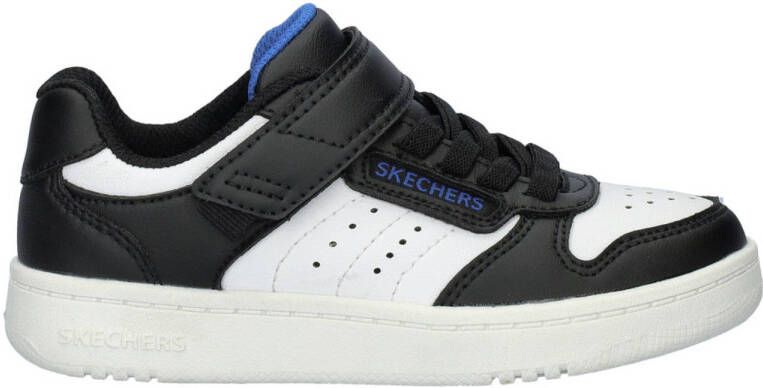 Skechers Quik Street sneakers zwart wit Jongens Imitatieleer Meerkleurig 28