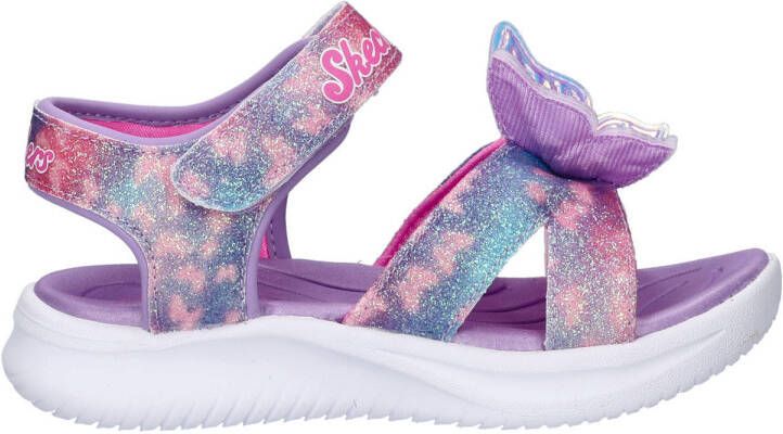 Skechers S-Lights Jumpster Butterfly Brites sandalen met lichtgevende vlinder lila
