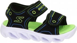 Skechers S-Lights sandalen met lichtjes zwart groen