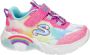 Skechers S Lights sneakers met glitters roze multi - Thumbnail 1