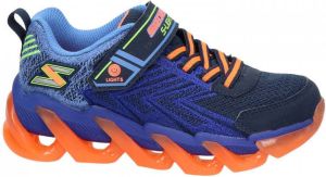 Skechers S Lights sneakers met lichtjes blauw oranje