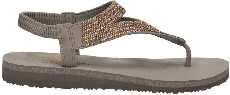 Skechers sandalen taupe