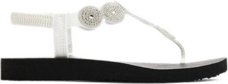Skechers Sandalen Meditation Stars & Sparkle met demping door yoga foam