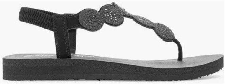 Skechers Zwarte sandaal strass