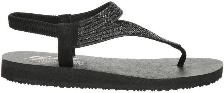 Skechers Meditation Vibrant Glow dames sandaal Zwart